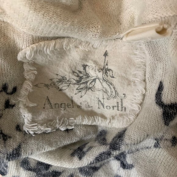 COPY - ANGEL OF THE NORTH Anthropologie CASHMERE Blend Cardigan Open Style Swea… - Picture 13 of 16